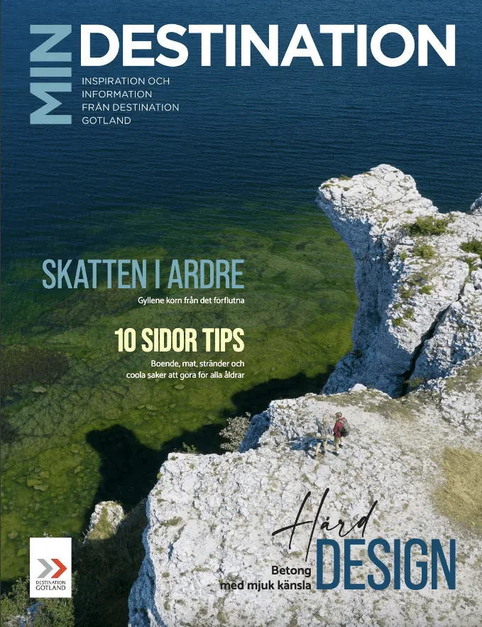 Destination Gotlands ombordsmagasin Min Destination är läses av tusentals resenärer varje månad. Arnham Medias Nicka Hellenberg har skrivit merparten av artiklarna i tidningen.
